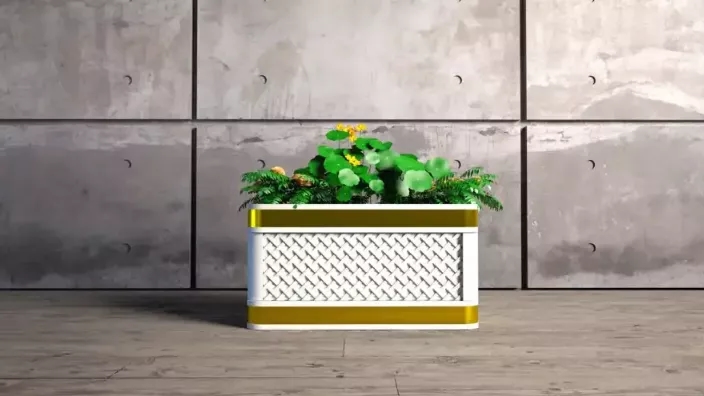 Beton çiçek kutusu Beton çiçek kutusu